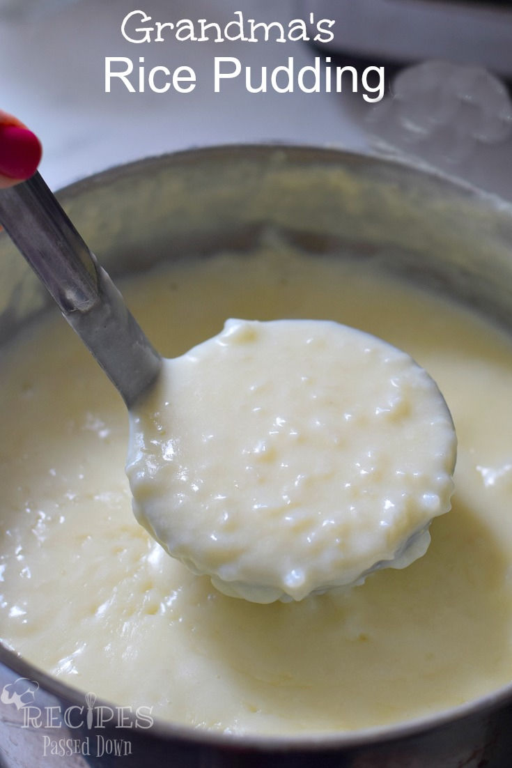 old fashioned rice pudding recipe 