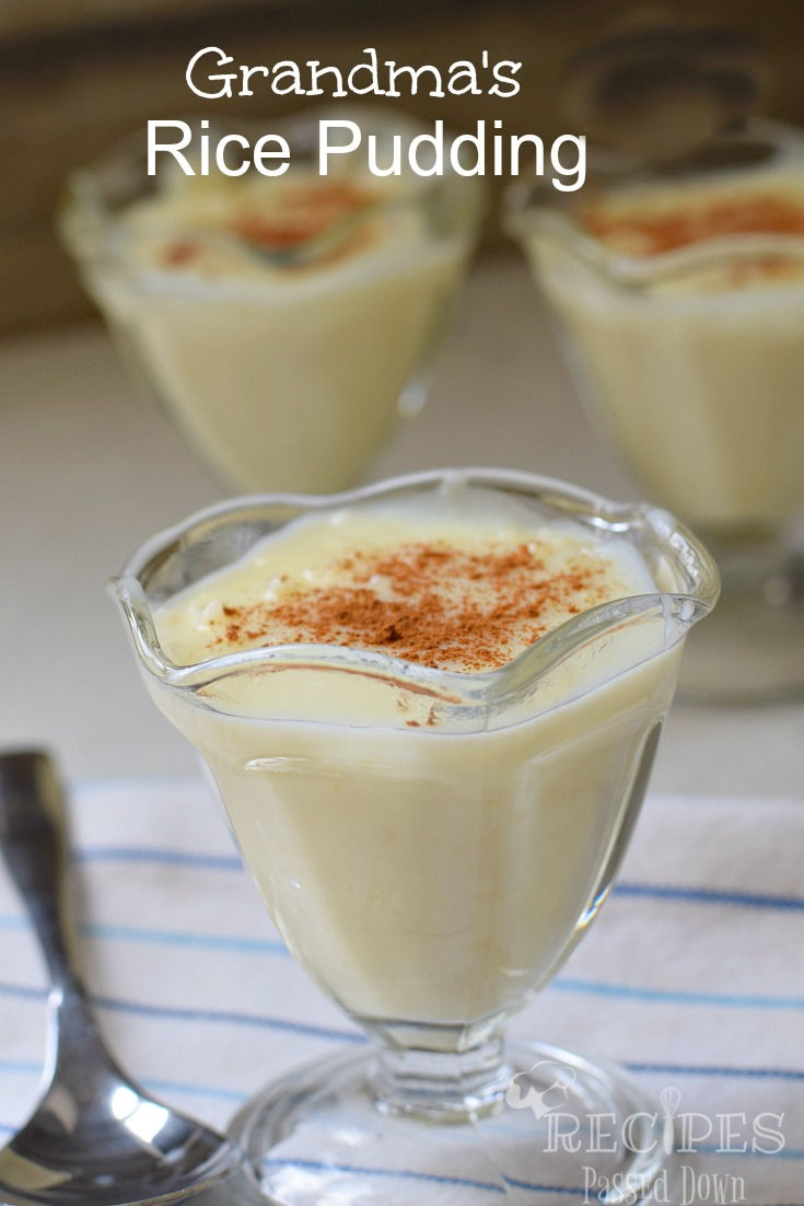 creamy rice pudding 