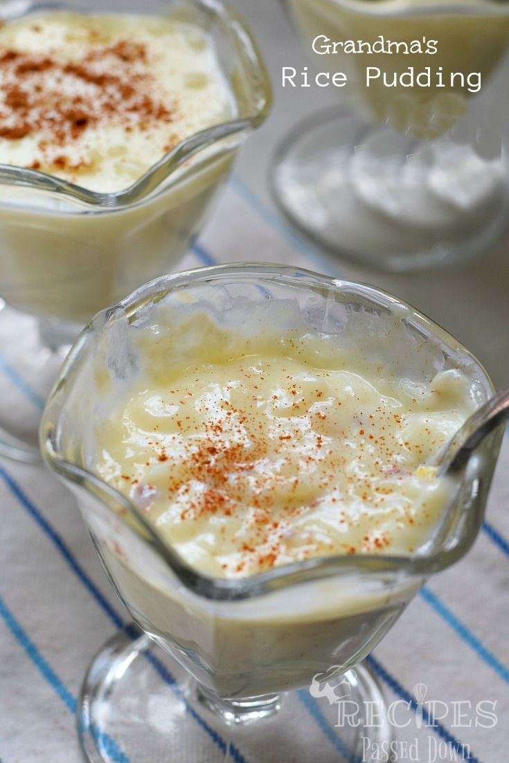 creamy rice pudding recipe 