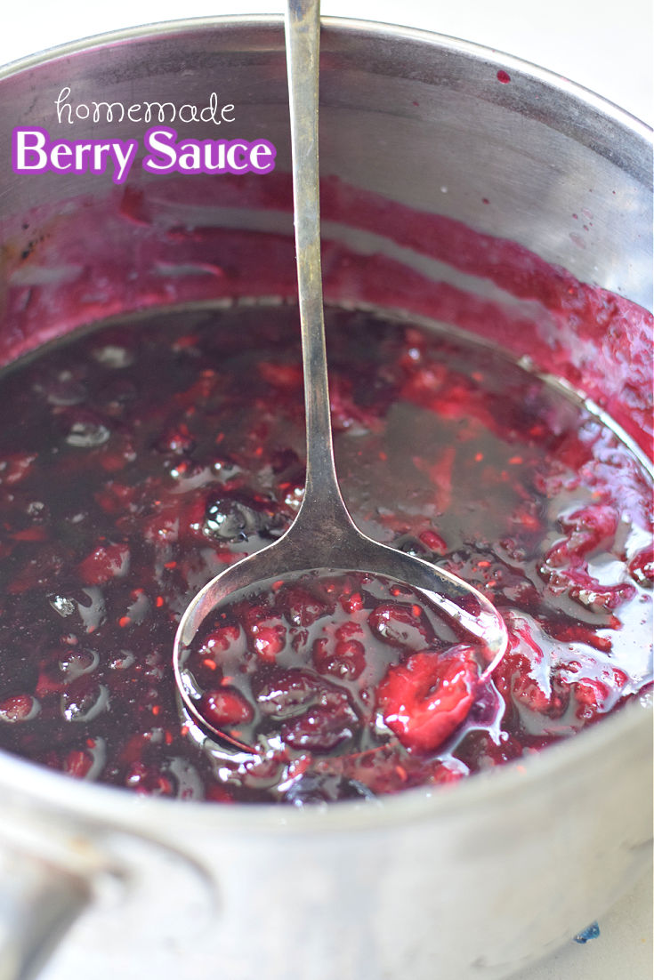 homemade berry sauce 