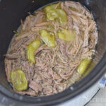 Roast Beef with Pepperoncini {Slow Cooker}