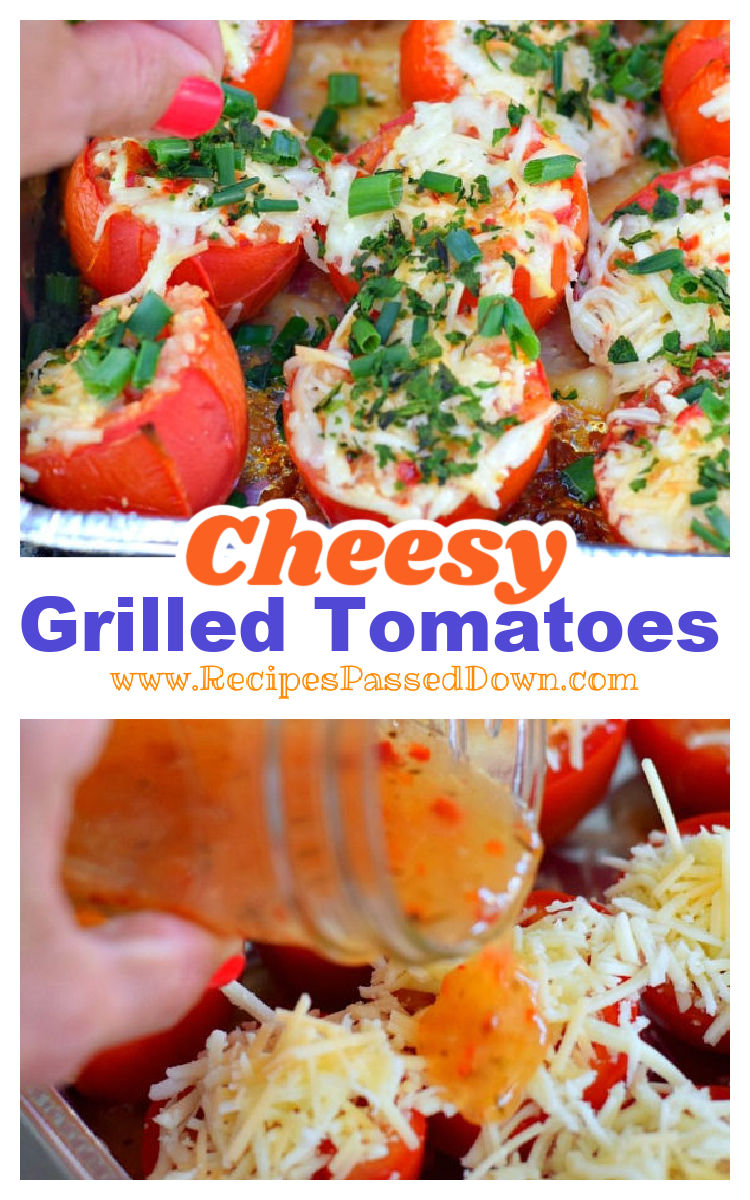 cheesy grilled tomatoes 