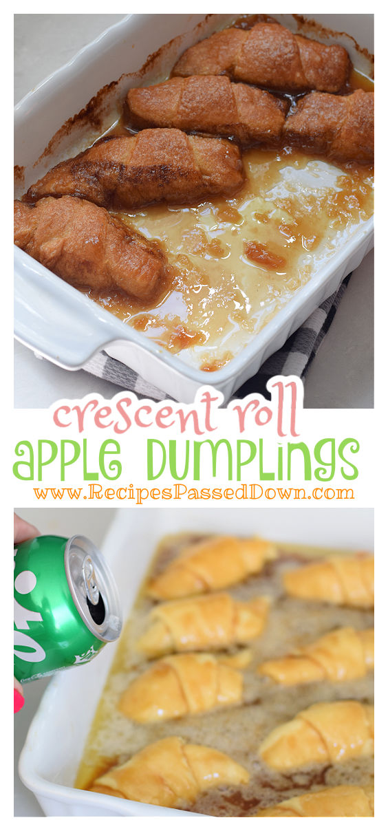 crescent roll apple dumplings 