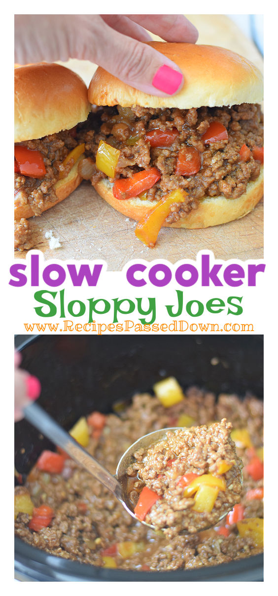 Sloppy Joes slow cooker recipe 