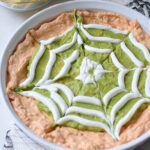 Spider Web Taco Dip for Halloween
