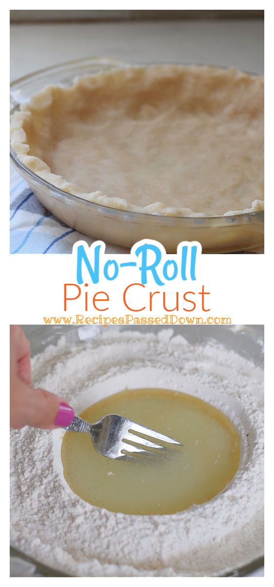 no-roll pie crust 