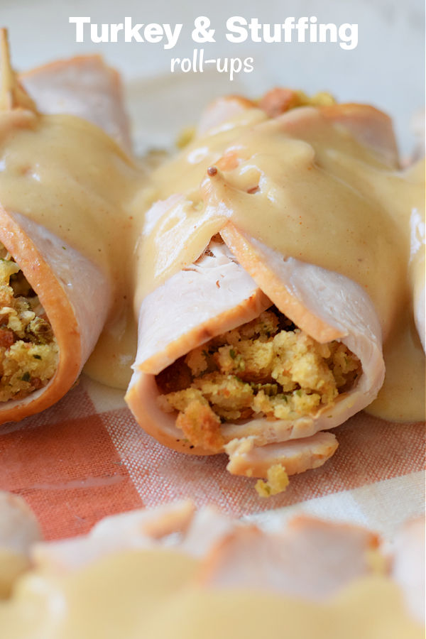 turkey and stuffing roll ups 