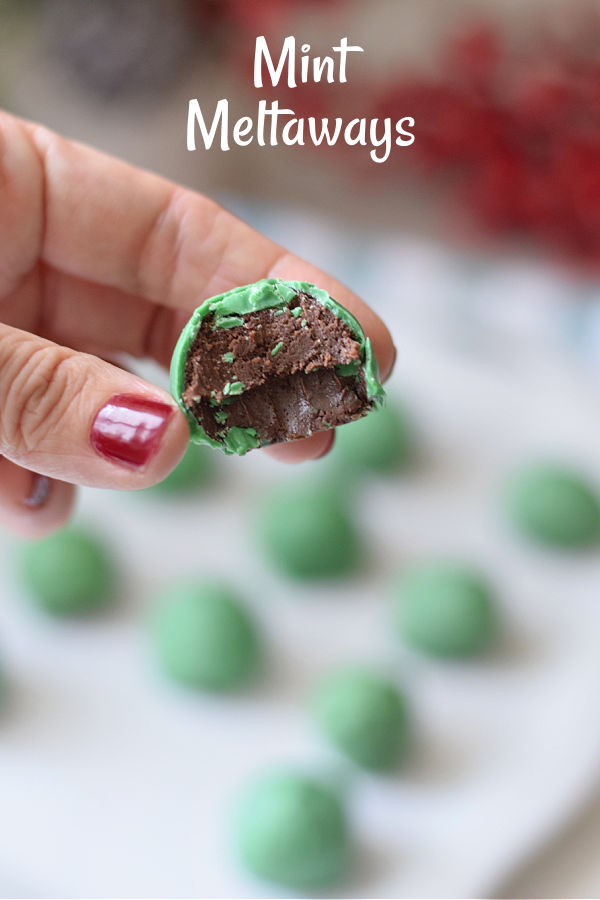 Dark Chocolate Mint Meltaway, Mint Meltaway