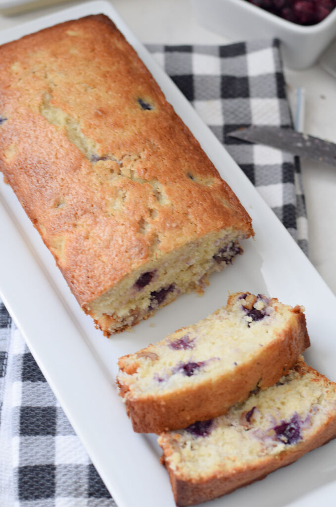 blueberry bread with pineapple 