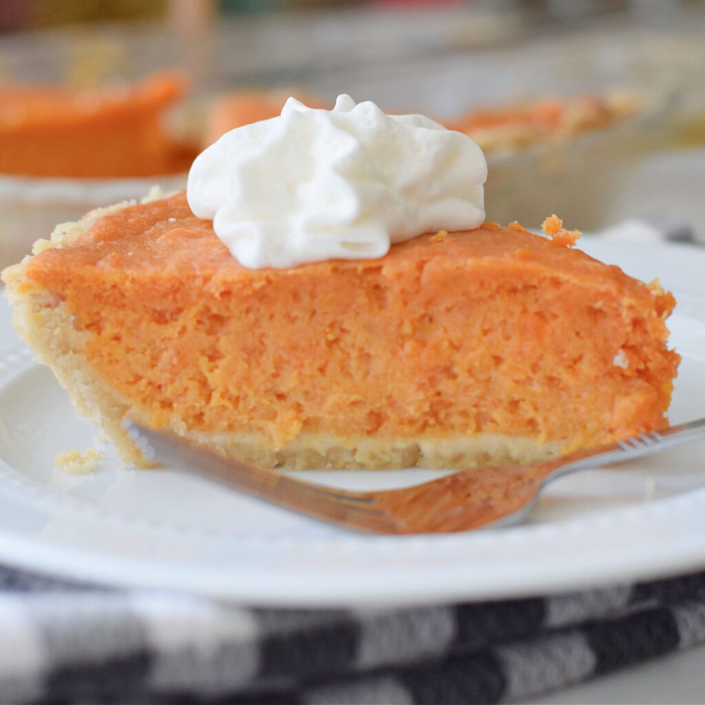 sweet potato pie slice