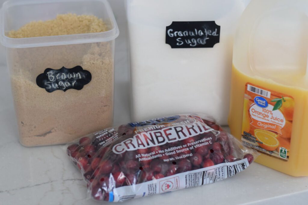 cranberry sauce recipe