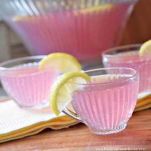 pink lemonade party punch
